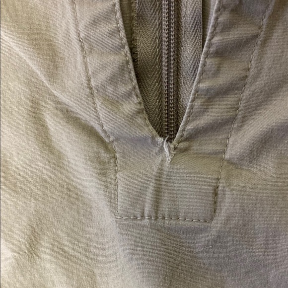 GAP Tan Sleeveless Sheath Dress V-Neck Midi - Picture 7 of 9